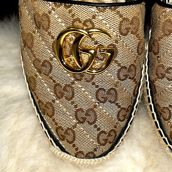 NWT Authentic Gucci Platform Logo Espadrilles Size 37.5 Willing to trade! - Picture 8 of 14